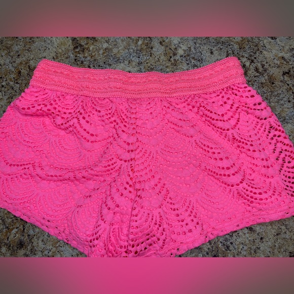 Lilly Pulitzer Neon Pink Claudette Shorts Size Small - Picture 5 of 6